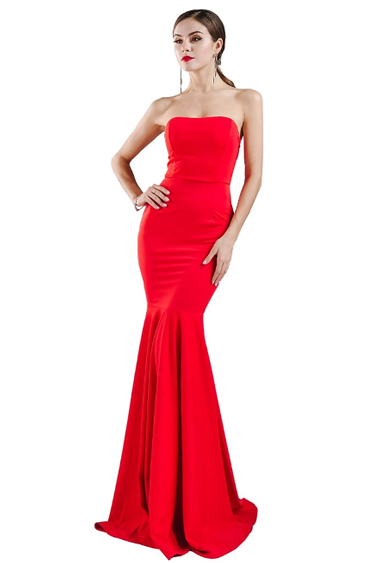 Valentine's Day Dresses - Red Mermaid Party Dress